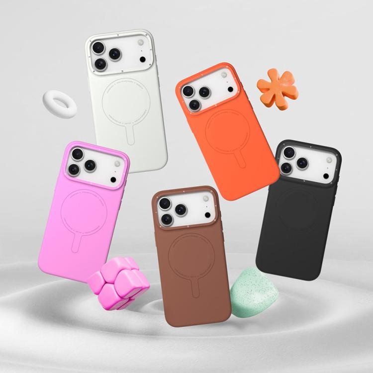 For iPhone 16 Pro YOUNGKIT Morandi Series Magnetic Liquid Silicone PC Phone Case