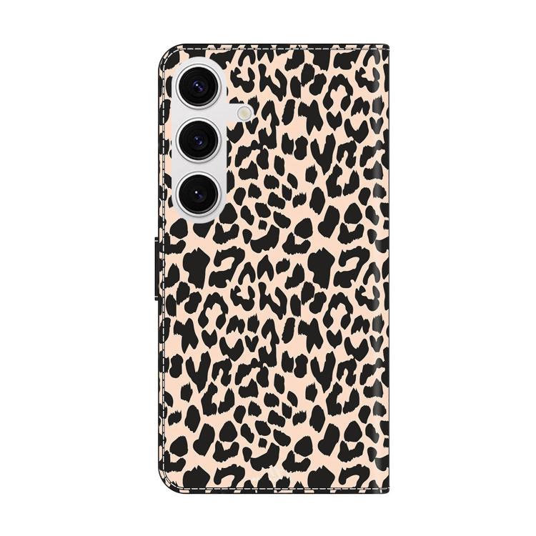 For Samsung Galaxy S25 5G / S24 5G Crystal-Like Painted Vegan Leather Phone Case