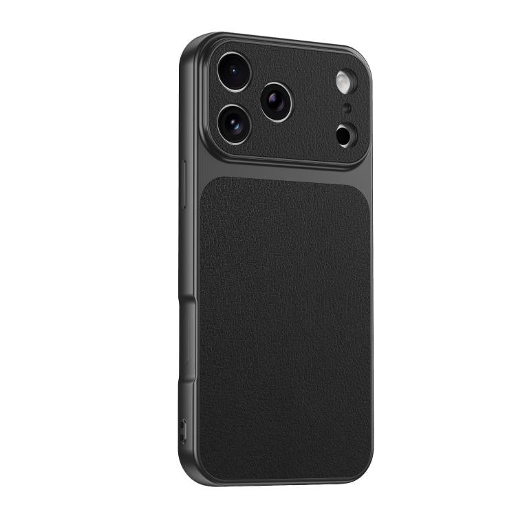For iPhone 17 Pro Max Lambskin Series Skin Feel Shockproof Phone Case