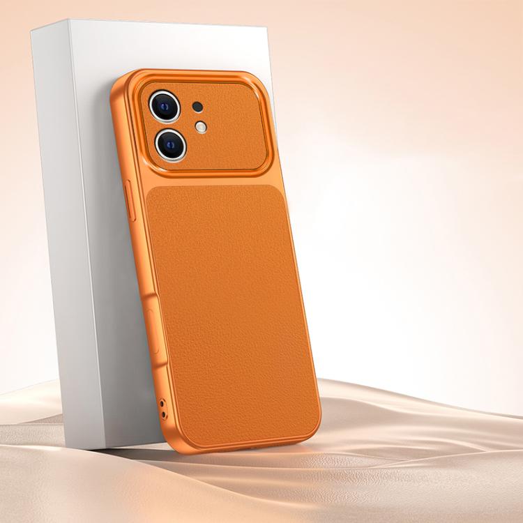 For iPhone 11 Lambskin Series Skin Feel Shockproof Phone Case