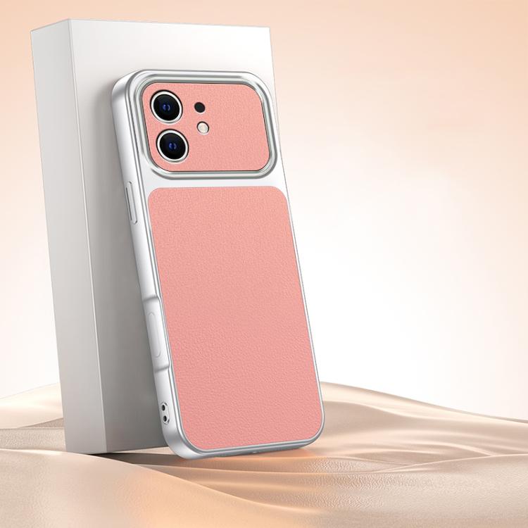 For iPhone 12 Lambskin Series Skin Feel Shockproof Phone Case