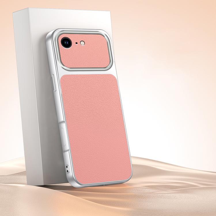 For iPhone 17 Lambskin Series Skin Feel Shockproof Phone Case