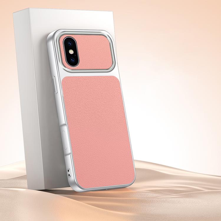 For iPhone XS / X Lambskin Series Skin Feel Shockproof Phone Case