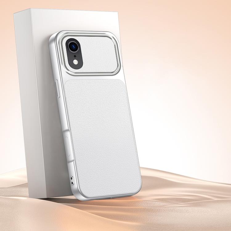 For iPhone XR Lambskin Series Skin Feel Shockproof Phone Case