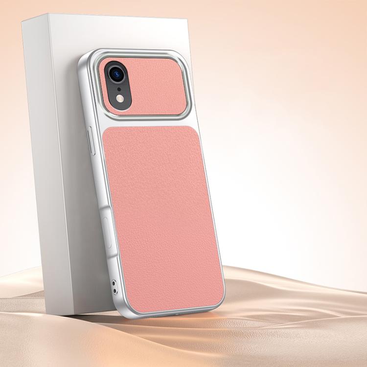For iPhone XR Lambskin Series Skin Feel Shockproof Phone Case