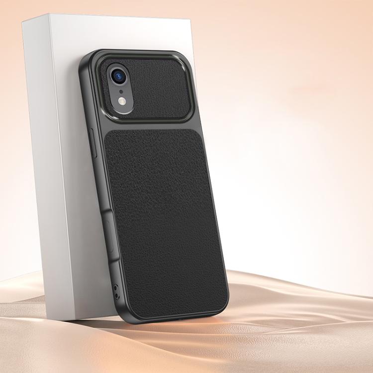 For iPhone XR Lambskin Series Skin Feel Shockproof Phone Case