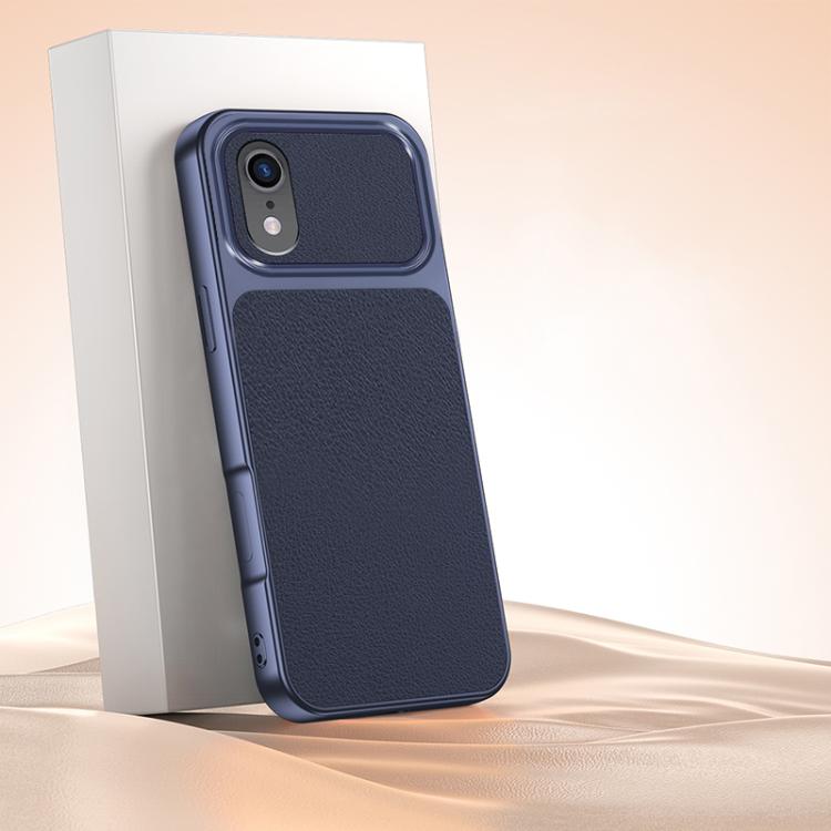 For iPhone XR Lambskin Series Skin Feel Shockproof Phone Case