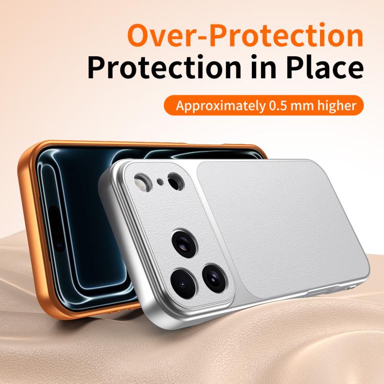 For iPhone 16 Pro Lambskin Series Skin Feel Shockproof Phone Case