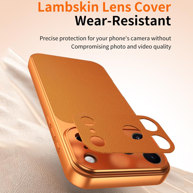 For iPhone XS / X Lambskin Series Skin Feel Shockproof Phone Case