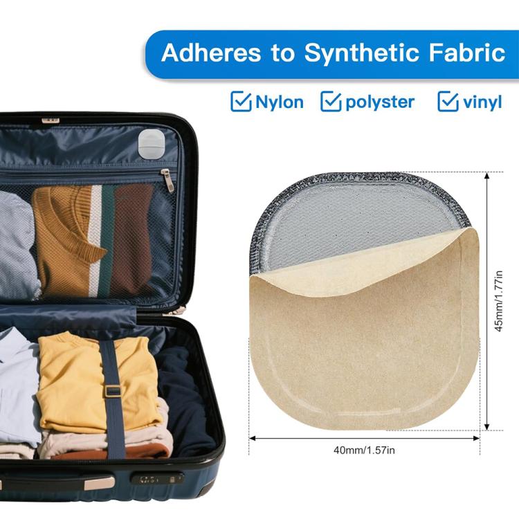 For AirTag 2nd Gen / 1st Gen XDcase Elastic Fabric Back-adhesive Card Design Protective Case