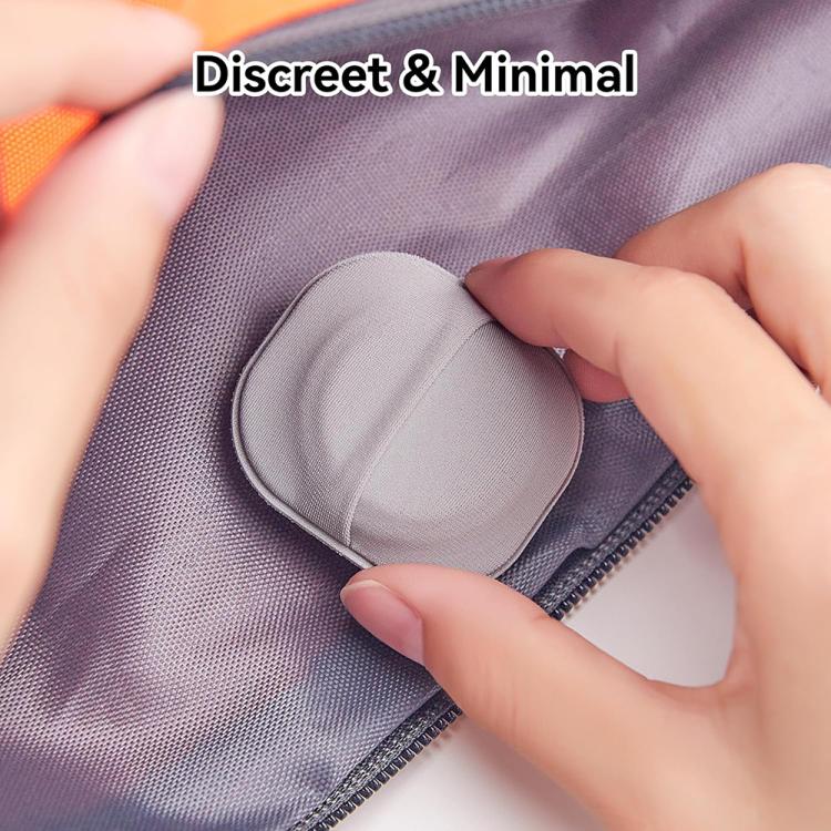 For AirTag 2nd Gen / 1st Gen XDcase Elastic Fabric Back-adhesive Card Design Protective Case