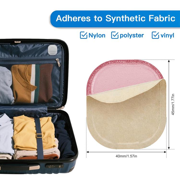 For AirTag 2nd Gen / 1st Gen XDcase Elastic Fabric Back-adhesive Card Design Protective Case