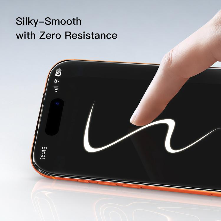 For iPhone 17 Pro Mutural Easy Install Dust-Free Chamber HD Tempered Glass Film