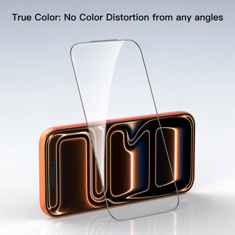 For iPhone 17 Mutural Easy Install Dust-Free Chamber HD Tempered Glass Film