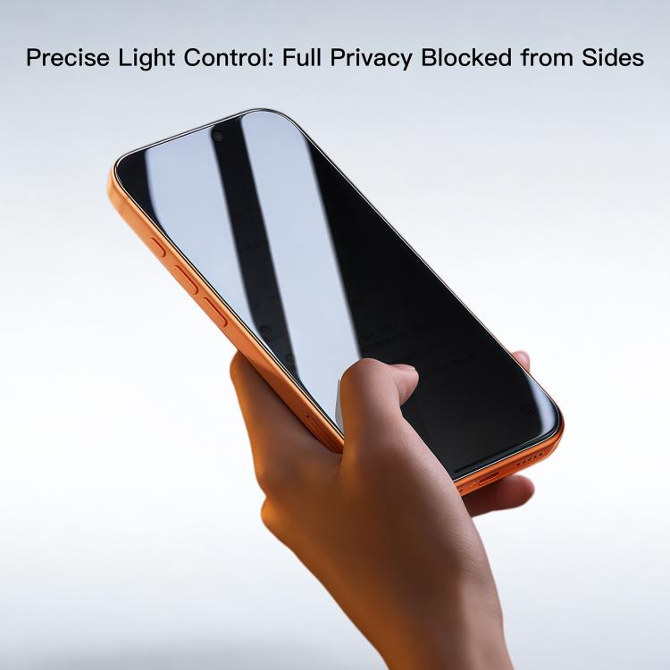 For iPhone 17 Pro Mutural Easy Install Dust-Free Chamber Privacy Tempered Glass Film