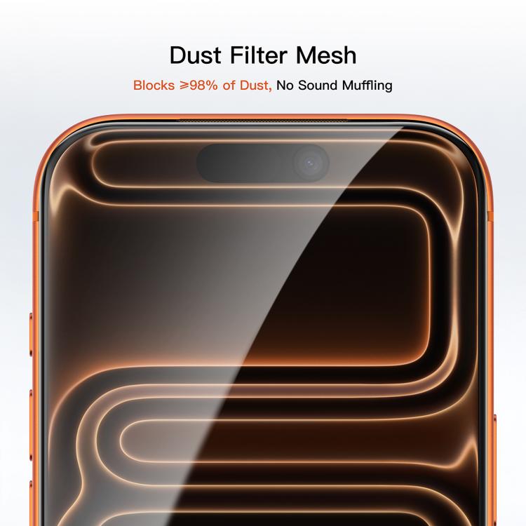 For iPhone 17 Mutural Easy Install Dust-Free Chamber Privacy Tempered Glass Film