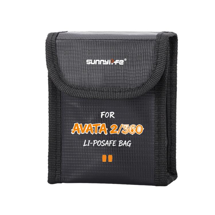 For DJI Avata 2 / 360 Sunnylife Battery Explosion-proof Safe Bag Protective Li-Po Safe Bag, Quantity:For 2pcs Batteries