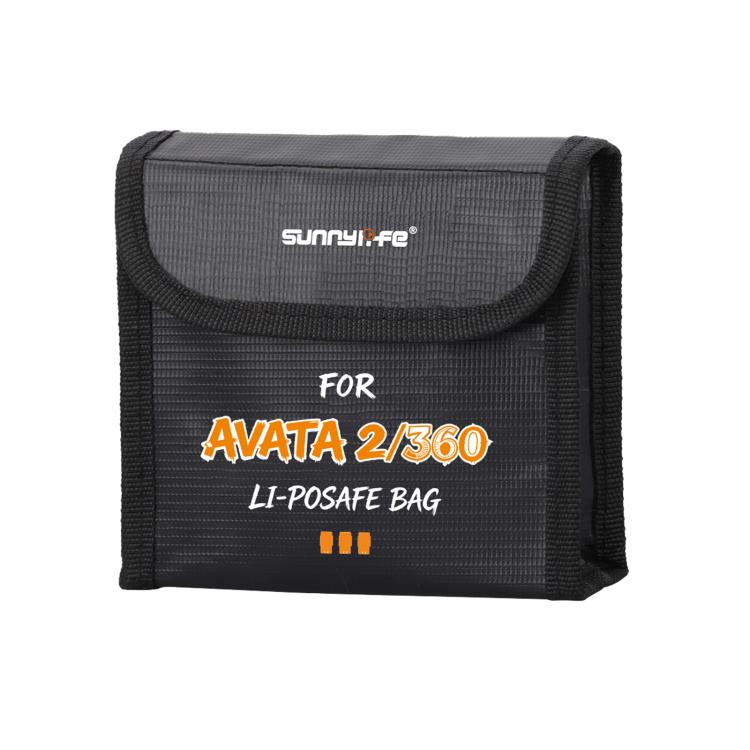 For DJI Avata 2 / 360 Sunnylife Battery Explosion-proof Safe Bag Protective Li-Po Safe Bag, Quantity:For 3pcs Batteries