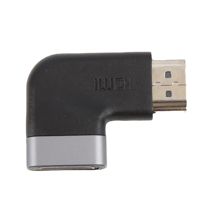 90 Degree Elbow Head HDMI male to HDMI Female Adapter - Black