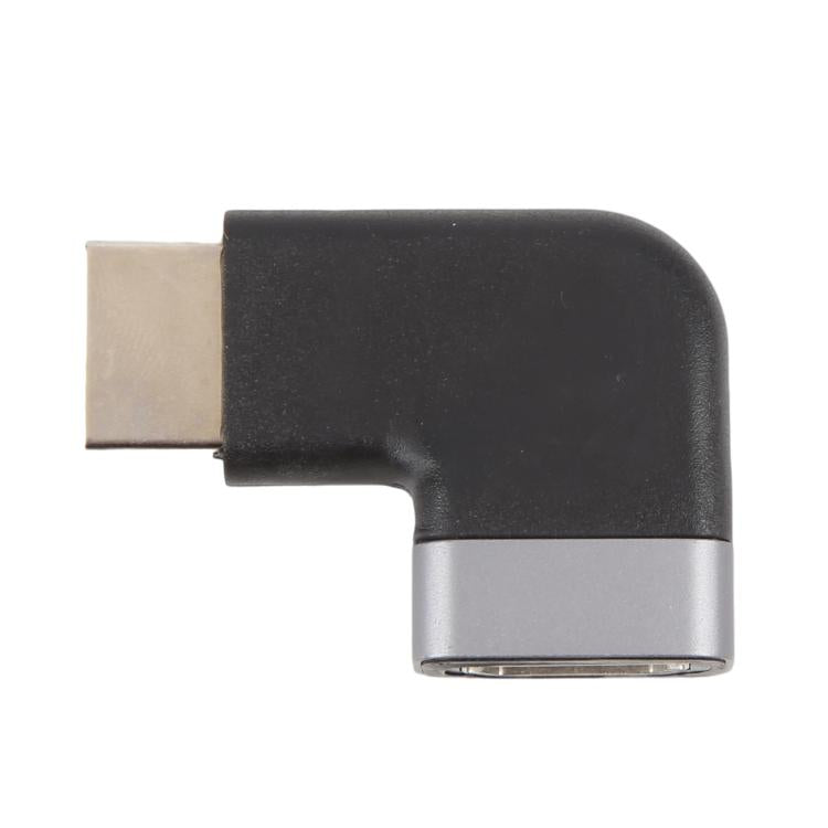 90 Degree Elbow Head HDMI male to HDMI Female Adapter - Black