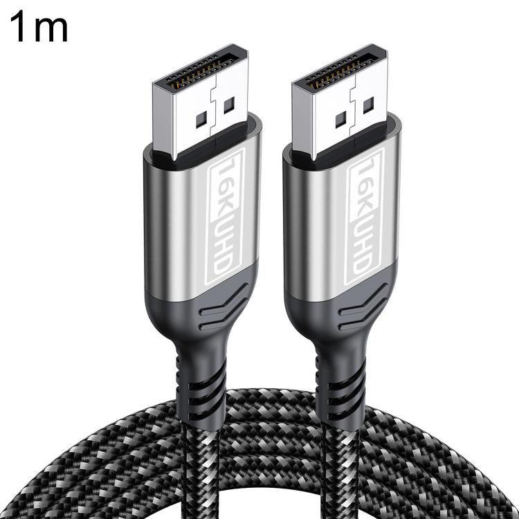 DP to DP 2.1 16K Gaming HD Cable Monitor Adapter Cable, Length:1m