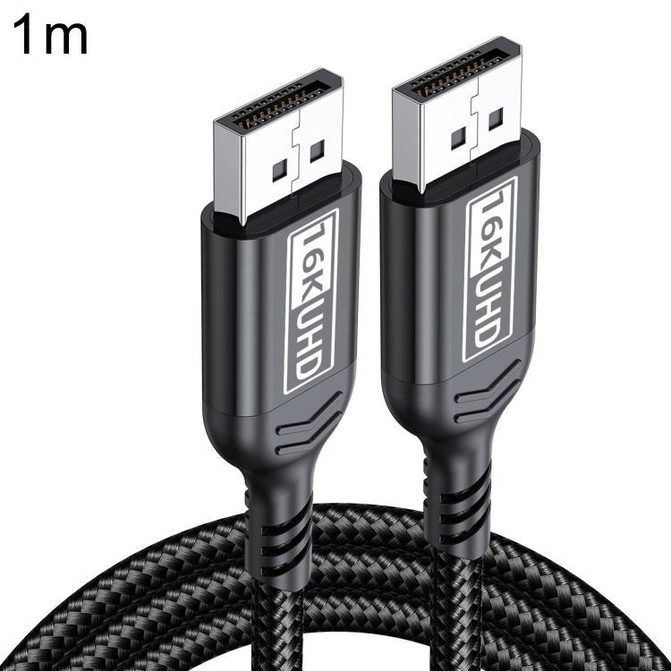 DP to DP 2.1 16K Gaming HD Cable Monitor Adapter Cable, Length:1m