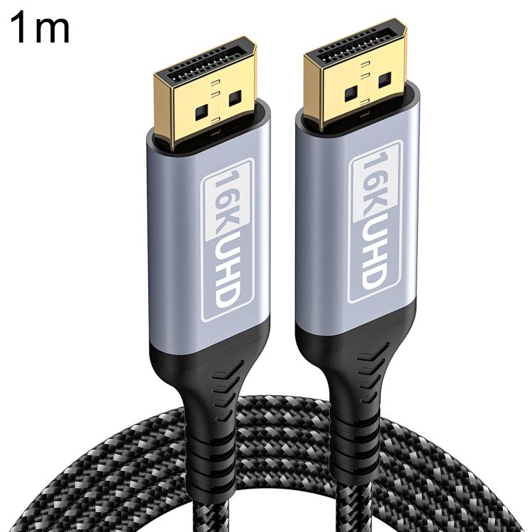 DP to DP 2.1 16K Gaming HD Cable Monitor Adapter Cable, Length:1m