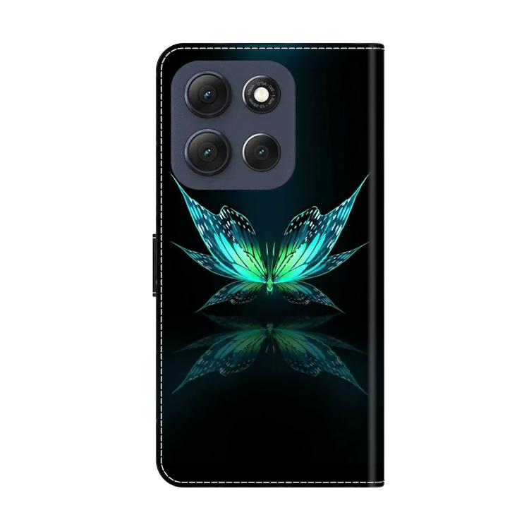 For Motorola Moto G56 5G / G86 5G Crystal-Like Painted Vegan Leather Phone Case