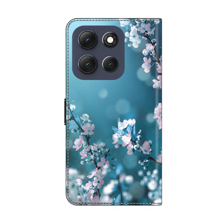 For Motorola Moto G56 5G / G86 5G Crystal-Like Painted Vegan Leather Phone Case