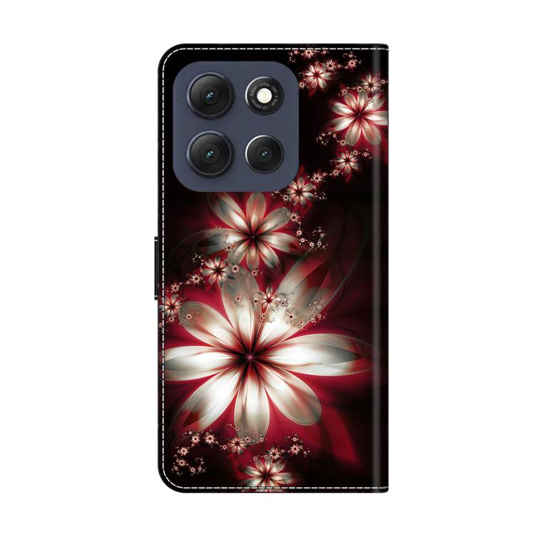 For Motorola Moto G56 5G / G86 5G Crystal-Like Painted Vegan Leather Phone Case