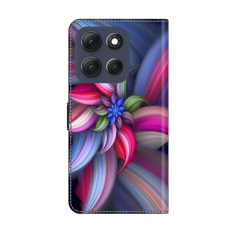 For Motorola Moto G56 5G / G86 5G Crystal-Like Painted Vegan Leather Phone Case