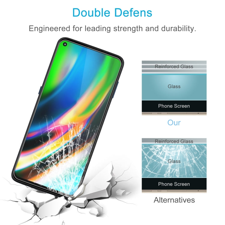 For Motorola Moto G9 Plus 0.26mm 9H 2.5D Tempered Glass Film