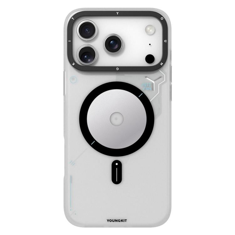 For iPhone 17 Pro YOUNGKIT Disc Design Series TPU PC Hybrid Magnetic Phone Case