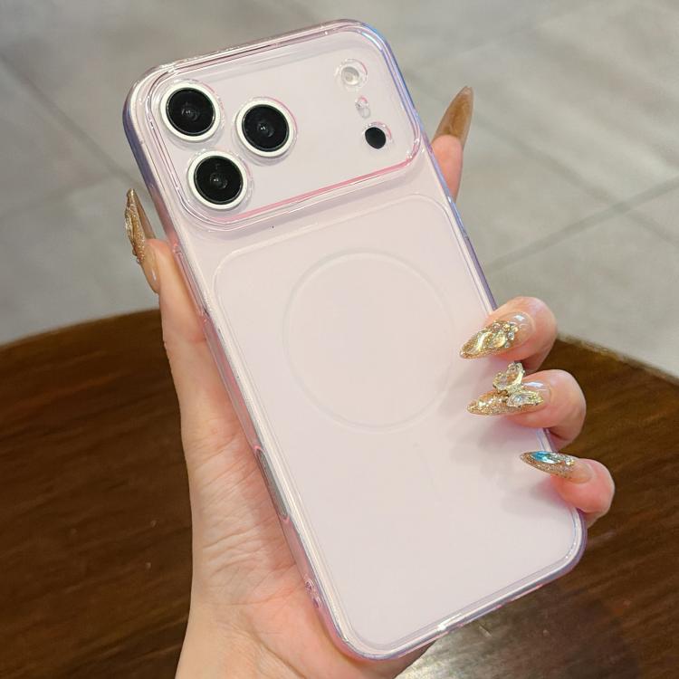 For iPhone 17 Pro Large Window Precision Hole Translucent Frosted TPU Phone Case