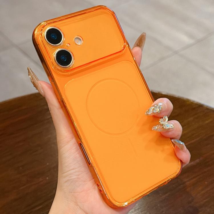 For iPhone 17 Large Window Precision Hole Translucent Frosted TPU Phone Case