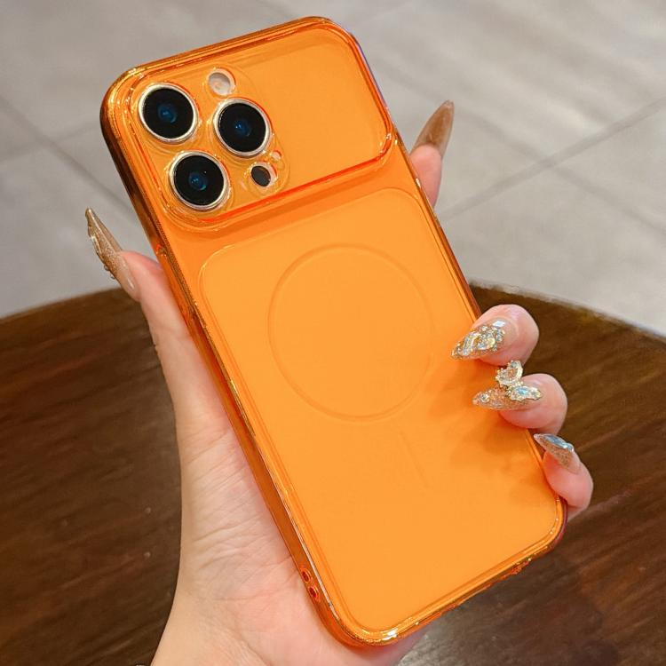 For iPhone 14 Pro Max Large Window Precision Hole Translucent Frosted TPU Phone Case