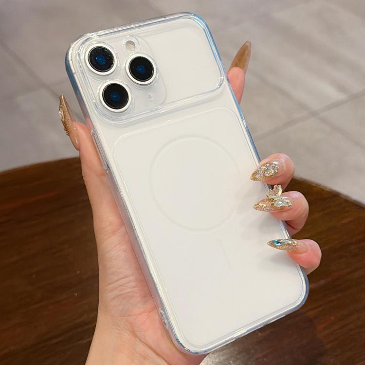 For iPhone 11 Pro Max Large Window Precision Hole Translucent Frosted TPU Phone Case