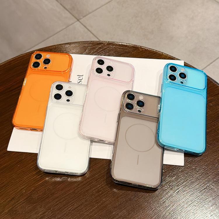 For iPhone 17 Large Window Precision Hole Translucent Frosted TPU Phone Case