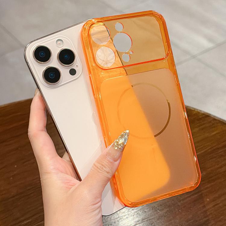 For iPhone 17 Large Window Precision Hole Translucent Frosted TPU Phone Case