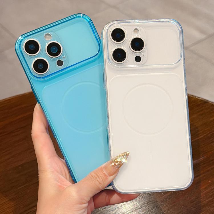 For iPhone 17 Large Window Precision Hole Translucent Frosted TPU Phone Case