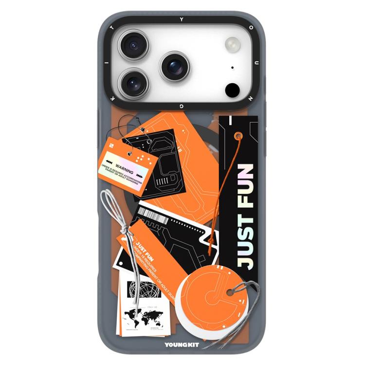 For iPhone 17 Pro Max YOUNGKIT Interdimensional Series Magnetic Matte IMD TPU Phone Case