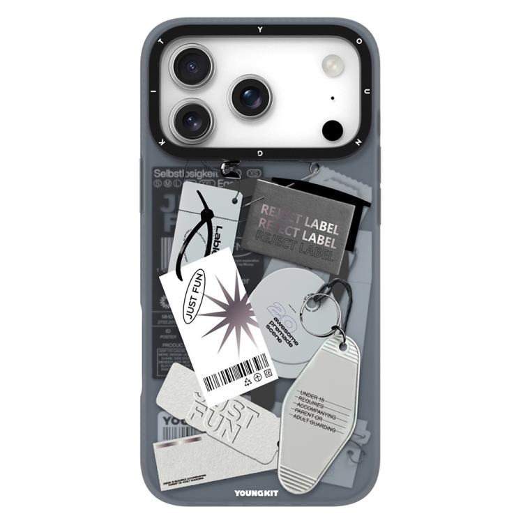 For iPhone 17 Pro YOUNGKIT Interdimensional Series Magnetic Matte IMD TPU Phone Case