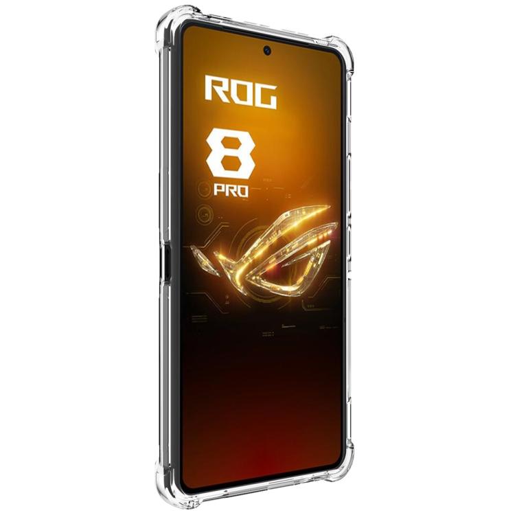 For Asus ROG Phone 8/ROG Phone 8 Pro imak Magnetic Shockproof Airbag TPU Phone Case - Transparent