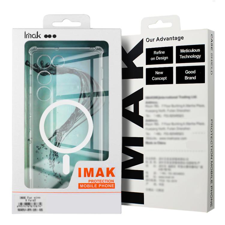 For Asus ROG Phone 9/ROG Phone 9 Pro imak Magnetic Shockproof Airbag TPU Phone Case - Transparent