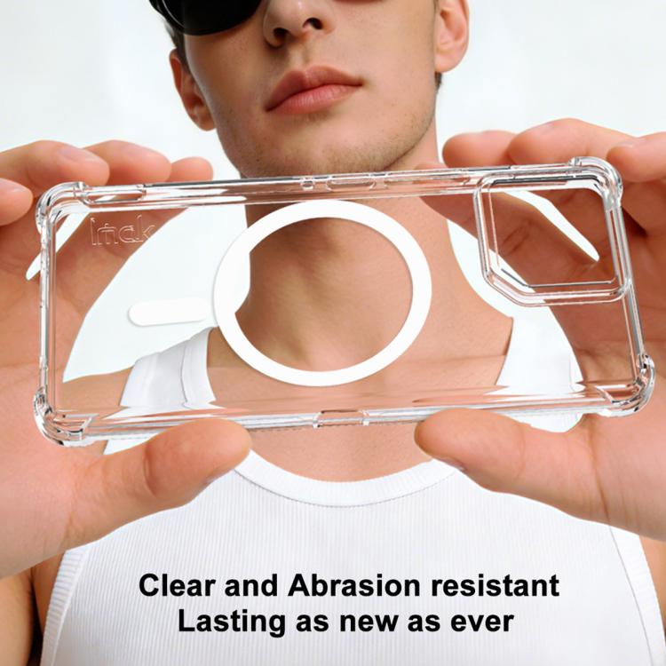 For Asus ROG Phone 9/ROG Phone 9 Pro imak Magnetic Shockproof Airbag TPU Phone Case - Transparent