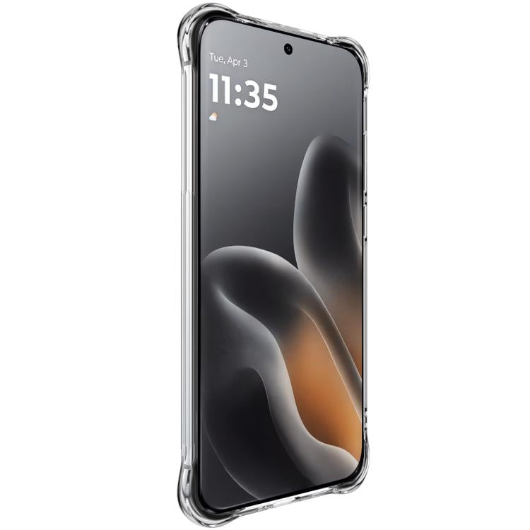 For Motorola Edge 70 Fusion 5G imak Magnetic Shockproof Airbag TPU Phone Case - Transparent
