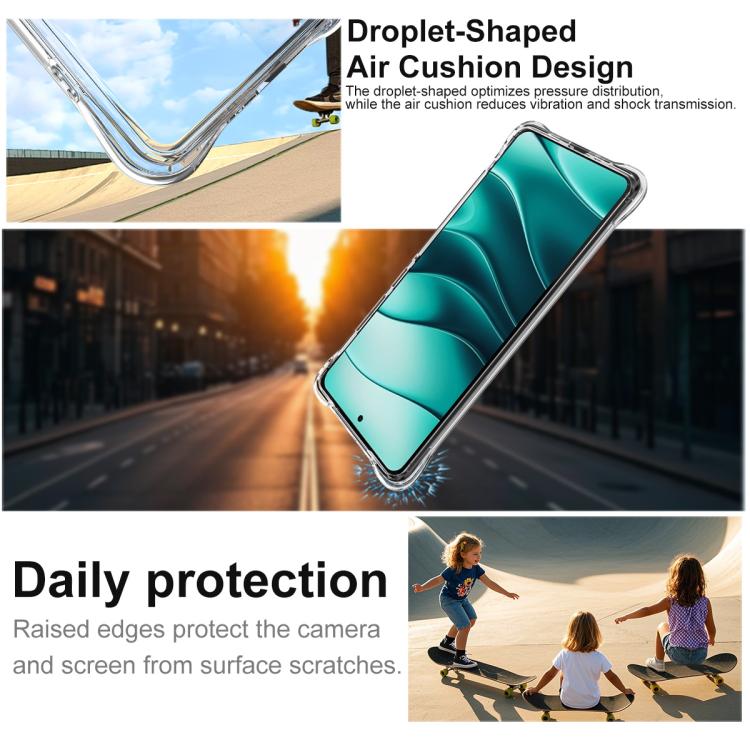 For Motorola Edge 60/60 Fusion imak Magnetic Shockproof Airbag TPU Phone Case - Transparent