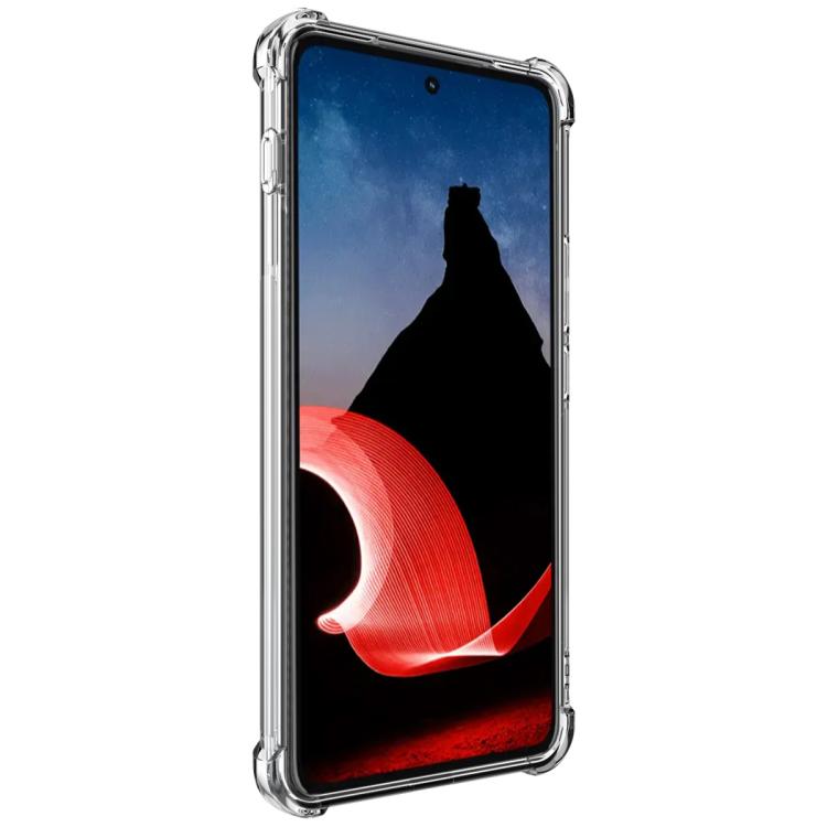For Motorola ThinkPhone imak Magnetic Shockproof Airbag TPU Phone Case - Transparent