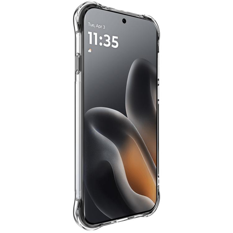 For Motorola Edge 5G 2026 imak Magnetic Shockproof Airbag TPU Phone Case - Transparent