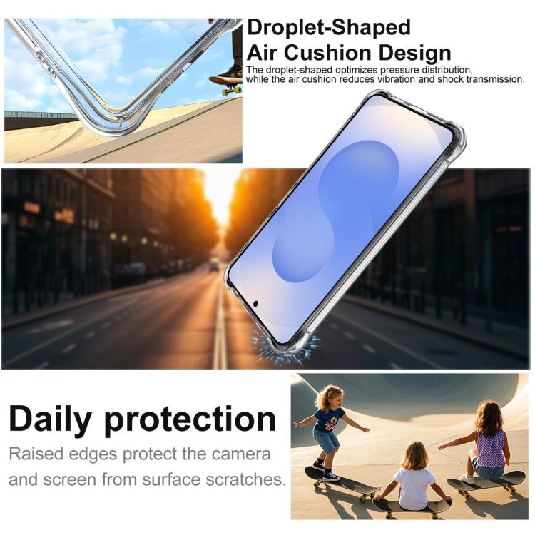 For Samsung Galaxy S26 5G imak Magnetic Shockproof Airbag TPU Phone Case - Transparent